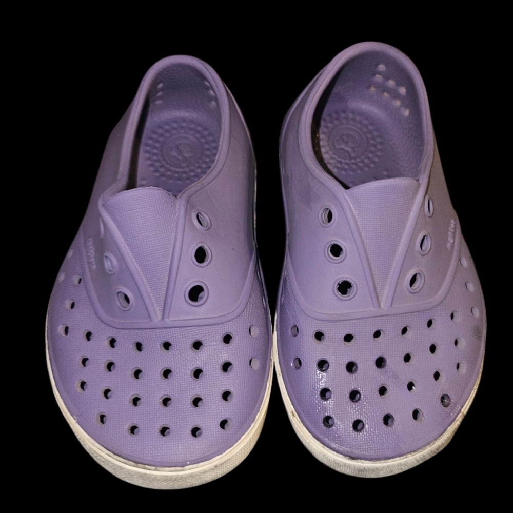Native Shoes Kids Purple Slip-On Shoes